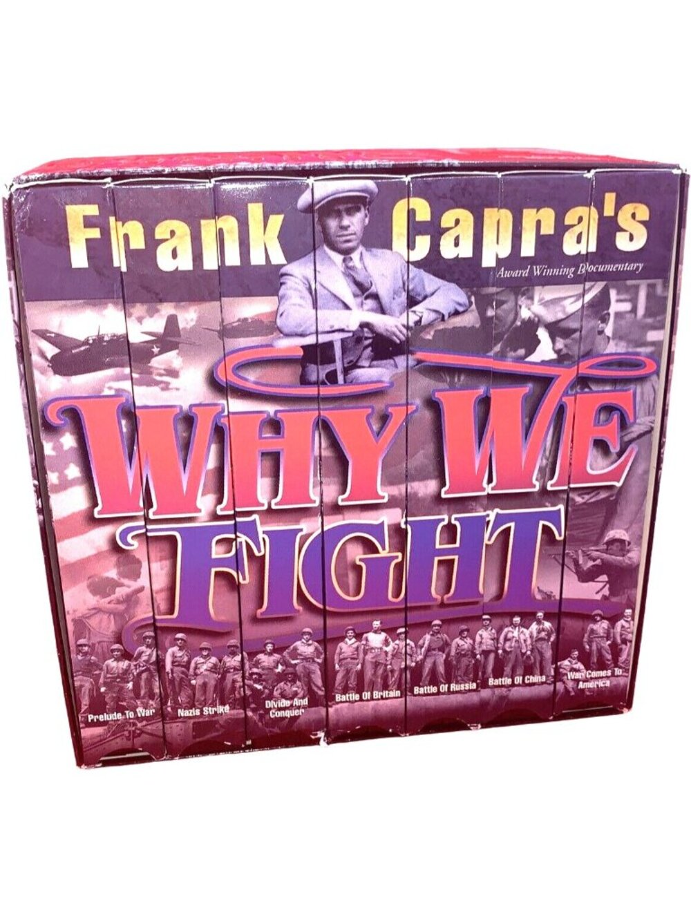 VHS Frank Capra Why We Fight World War II VHS Documentary 7 VHS Videos Box Set